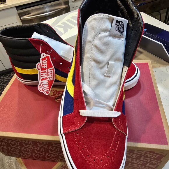Vans SK8-Hi Reissue OTW Rally Chili pepper Lifestyle VN0A4BV8XKR size 10 NEW - Picture 2 of 12